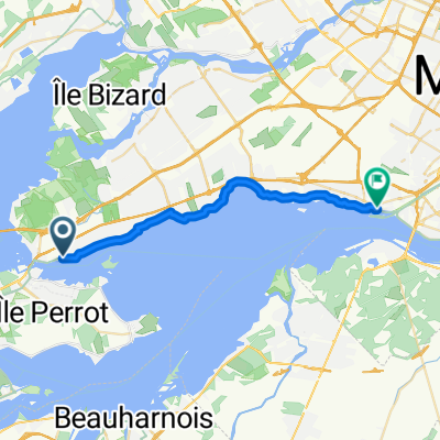 De 20799 Ch Lakeshore, Baie-D'Urfé à 1901–1999 Boul Saint-Joseph, Montréal