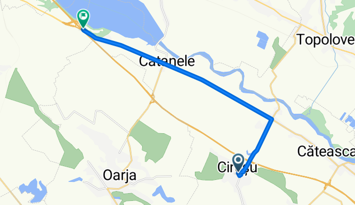 DC105 39, Cireşu to DN65B Km 107