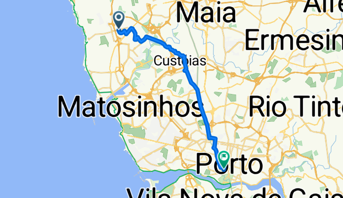 Freixieiro to Cedofeita ( por Custoias)