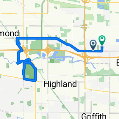 Sporty route in Gary