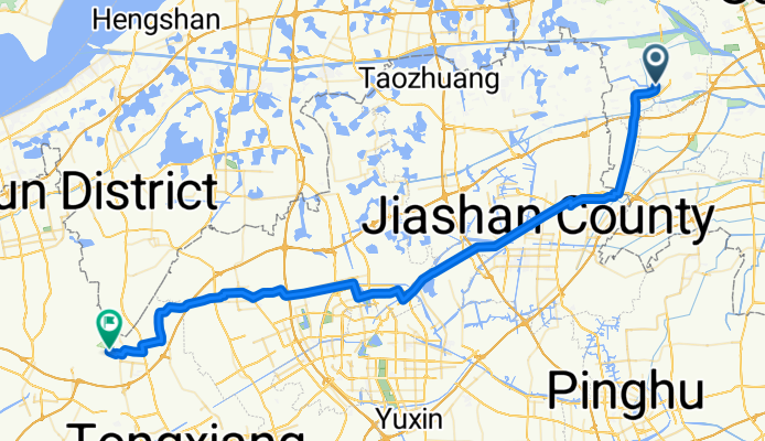 Laozhufeng Highway, Shanghai to Mengyuan Shuixiang, Jiaxing