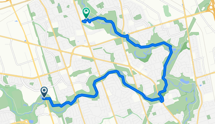 West Humber Trail, Toronto to Rowntree Road 1, Toronto