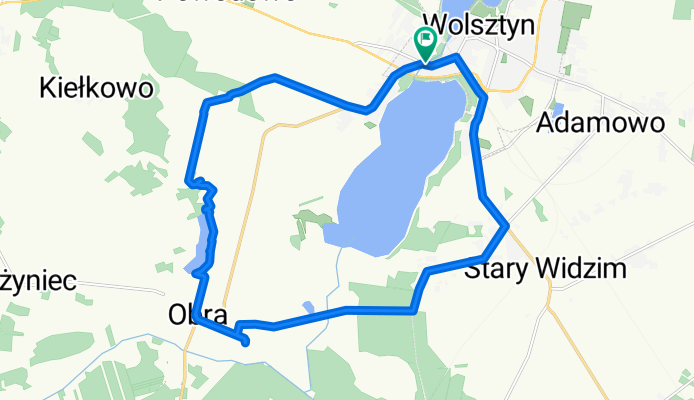 Poniatowskiego, Wolsztyn do Poniatowskiego, Wolsztyn