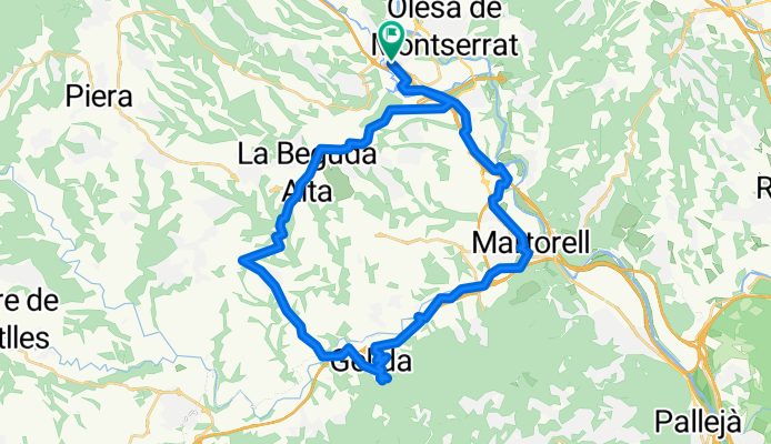 De Carrer del Roure 1, Esparreguera a Carrer del Roure 1, Esparreguera