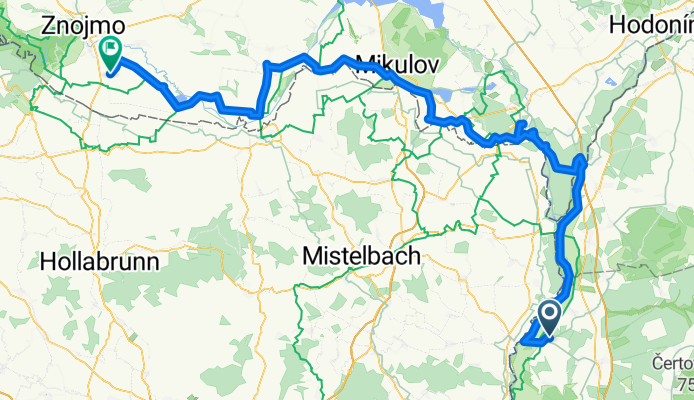 Wien-Hamburg 02/10: Gajary (SVK) - Vrbovec (bei Znojmo) (CZE)