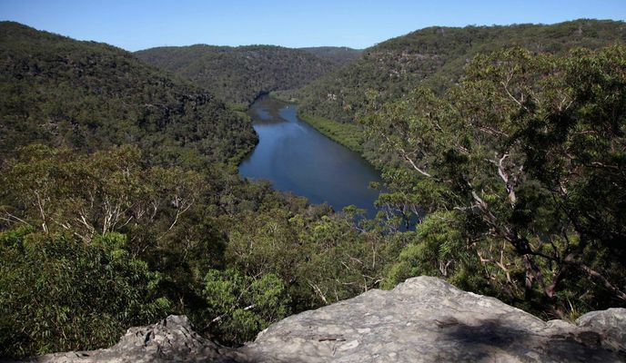 Photo 1 of the Bikemap route "Berowra - Berkely Fire Trail"
