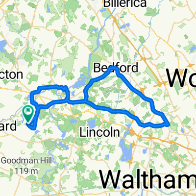 Concord + Bedford + Lexington