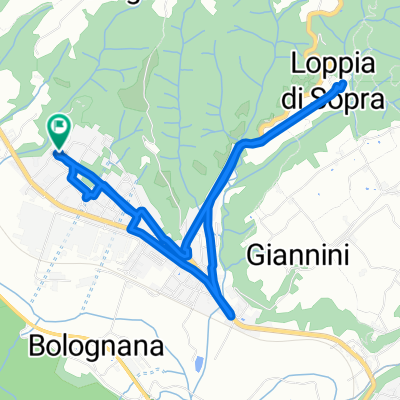 Relaxed route in Fornaci di Barga
