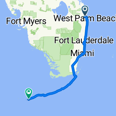 7751 N Military Trail, Riviera Beach to 400 South St, Key West