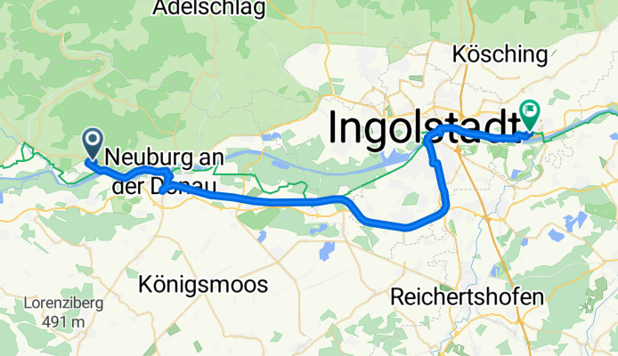 St2214, Rennertshofen nach Am Sportplatz 10, Großmehring