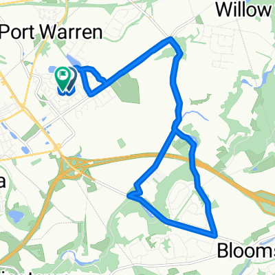 1129 Monroe Dr, Stewartsville to 1132 Monroe Dr, Stewartsville