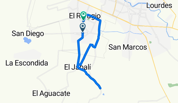 De Calle Centenario, Ciudad Fernández a Séptima Privada Centenario 98–106, Huerta José González