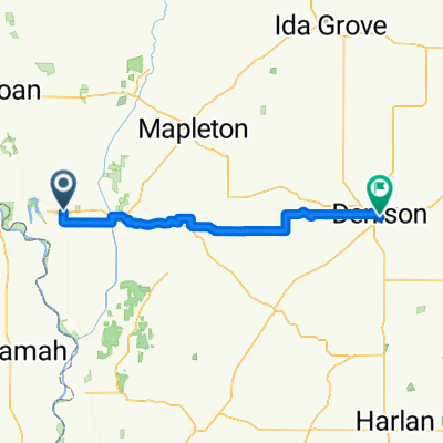 #28 Onawa, IO to Denison, IO RAGBRAI Route