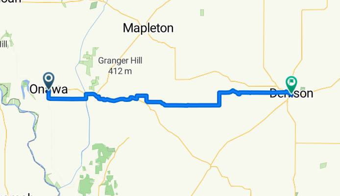 #28 Onawa, IO to Denison, IO RAGBRAI Route