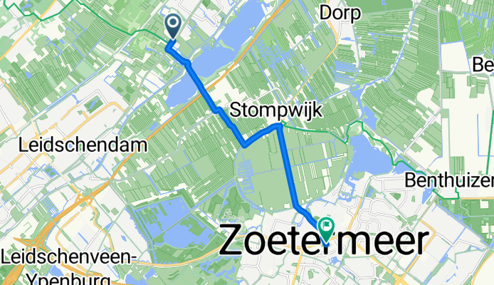 Veurseweg 240, Voorschoten naar Noordwaarts 36A, Zoetermeer