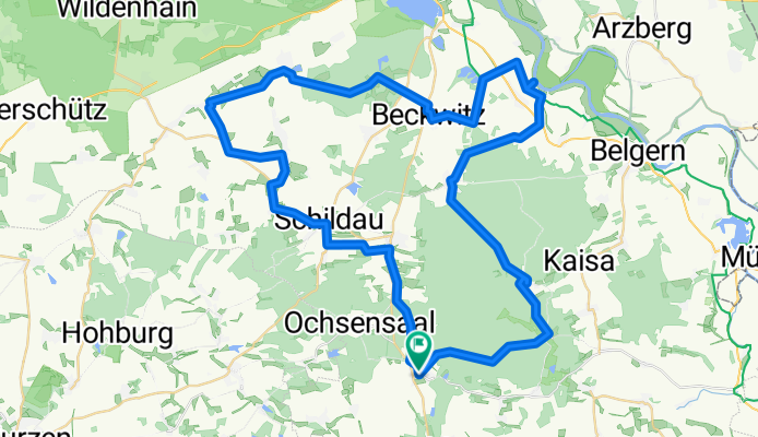 Runde nördlich Schmannewitz