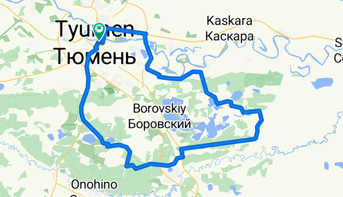 Спокойный маршрут в
