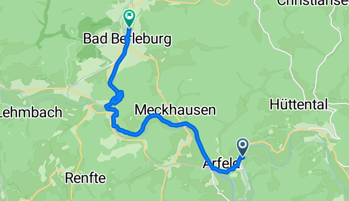 Einfache Fahrt in Bad Berleburg