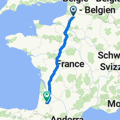 De 24 Route de Normandie, Salouël à 30–42 Boulevard Jean-Marie de Lattre de Tassigny, Mont-de-Marsan