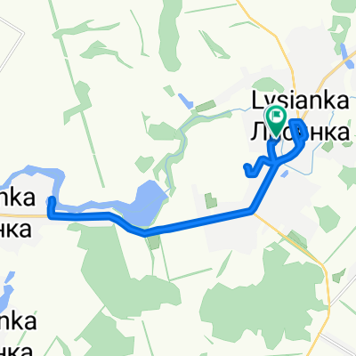High-speed route in Лысянка