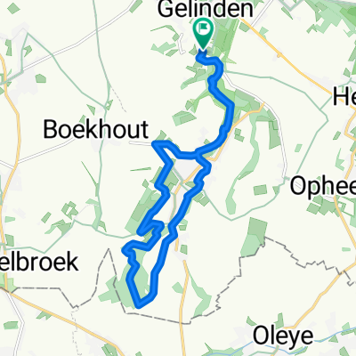 Kleinveldstraat 38, Sint-Truiden naar Kleinveldstraat 38, Sint-Truiden
