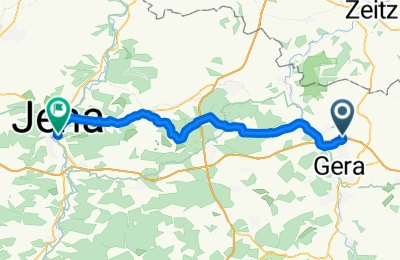 Route in der Bikemap App öffnen