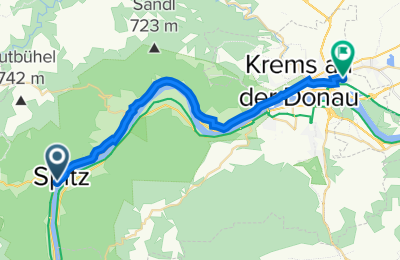 Route in der Bikemap App öffnen