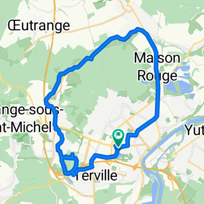 De Rue de Longwy 69, Thionville à Rue de Longwy 69, Thionville
