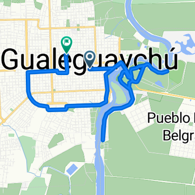 Relaxed route in Gualeguaychú
