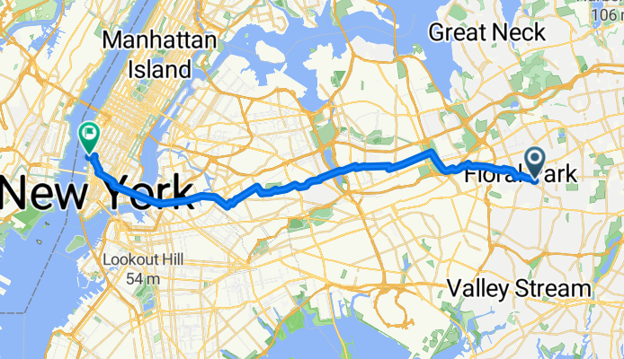 146 Beverly Ave, Floral Park to West St, New York