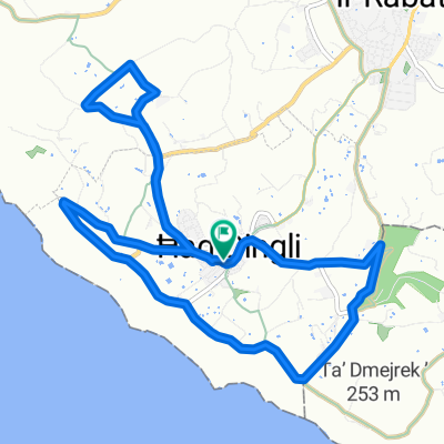 Moderate route in Dingli