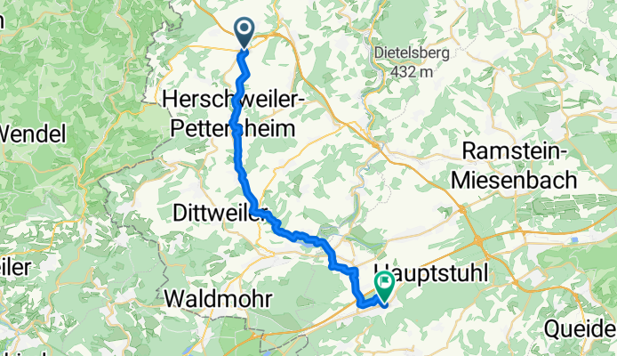 Hauptstraße 27A, Konken nach Kaiserstraße 75, Bruchmühlbach-Miesau