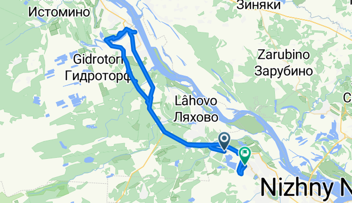 Sporty route in Нижний Новгород