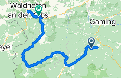 Route in der Bikemap App öffnen