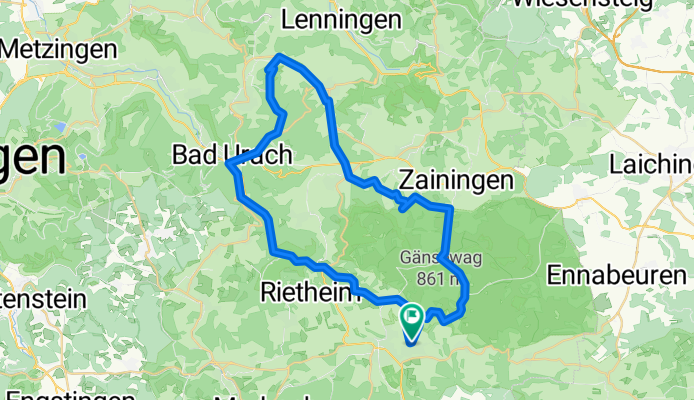 MTB-Auingen-Kaltental Tour