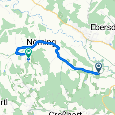 Restful route in Ebersdorf