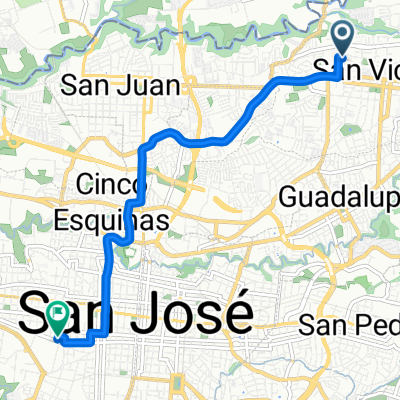 De Avenida 67C, San Vicente a Avenida 10 22, San José