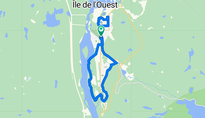 Moderate route in La Tuque