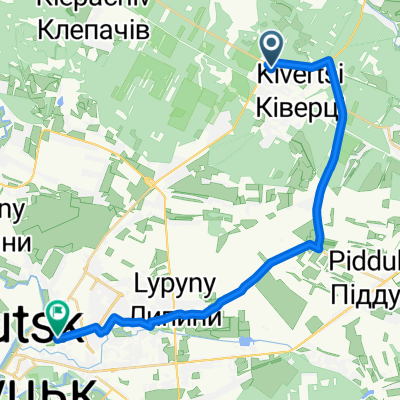 вулиця Холмська, Ківерці to проспект Перемоги 1, Луцьк