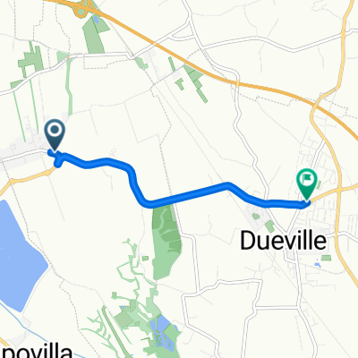 Da Via Leonardo da Vinci 1, Villaverla a Via G. Mazzini 33, Dueville