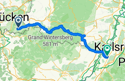 Route in der Bikemap App öffnen
