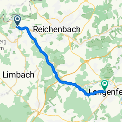 Brückenstraße, Netzschkau nach Weststraße 24, Lengenfeld