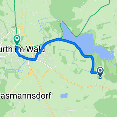 Relaxed route in Furth im Wald