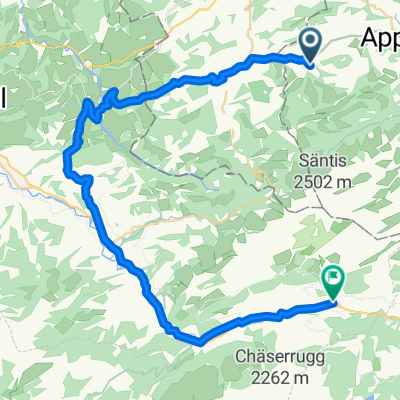 Laufteggstrasse 1, Jakobsbad nach Dorf 10, Wildhaus
