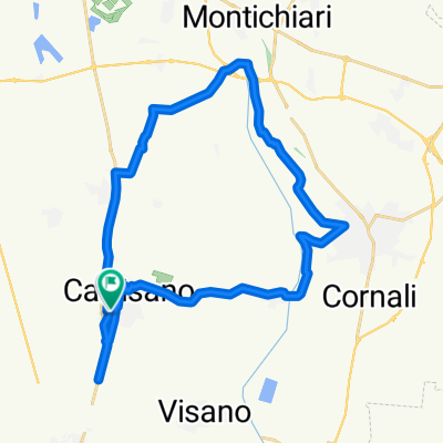 Relaxed route in Calvisano