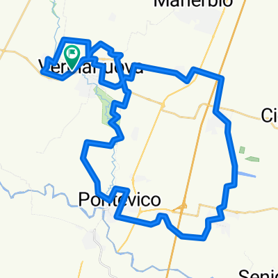 Restful route in Verolavecchia
