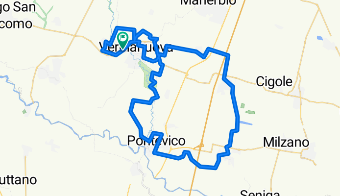 Restful route in Verolavecchia