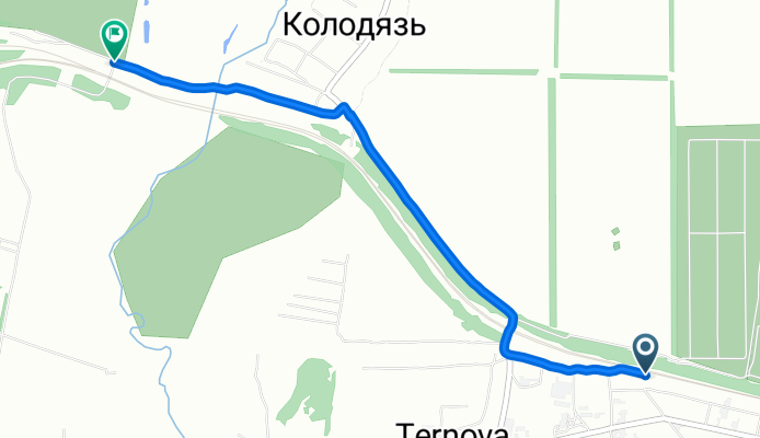 От станция Мохнач до станция Зеленый Колодезь