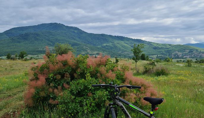 Photo 1 of the Bikemap route "Пат Драчево-Китка, Skopje to Unnamed Road, Draçevë"