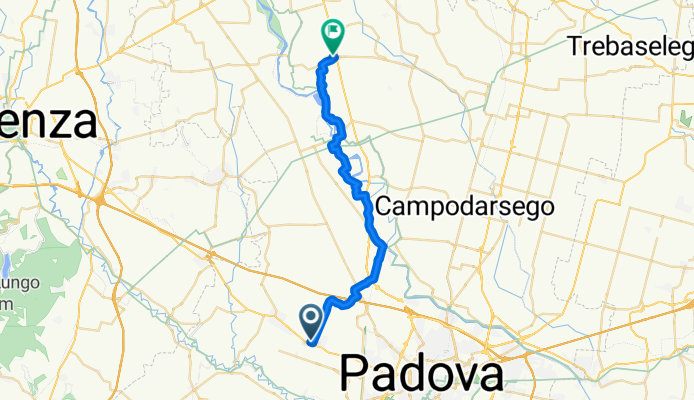 Via Torino 14, Rubano to Via Vincenzo Bellini 33, San Giorgio in Bosco